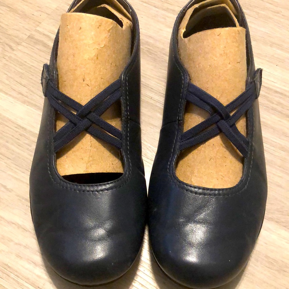 Ros homerson Navy blue comfy dress shoes size 10.5WW